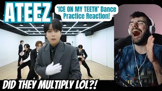 ATEEZ  Ice On My Teeth Dance Practice Moving  Fixed Versions [upl. by Ecirbaf147]