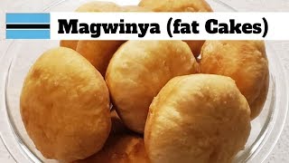 How To Make Magwinya Fat cakesBotswana Recipe Part 1 [upl. by Zaob]