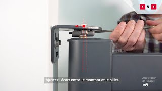 🇫🇷 Comment installer un gond PLATIMIUM pour portail battant ou portillon [upl. by Billi]