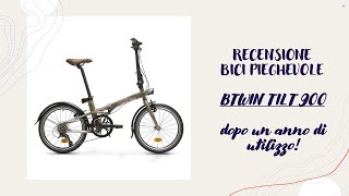 Review of the BTWIN TILT 900 decathlon folding bike [upl. by Thomasine]