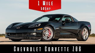 2006 Chevrolet Corvette Z06  Standing Mile Test [upl. by Ainesell]