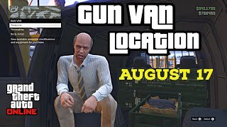 Gun Van Location Today  August 17th 2023  GTA 5 Online  UNHOLY HELLBRINGER UNLOCK [upl. by Gylys]