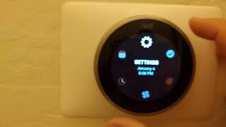 How to reset your nest thermostat back to factory default settings [upl. by Naasah]