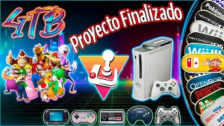 Batocera 4TB Proyecto finalizado Xbox 360 incluido Retro gaming Full [upl. by Aisha]