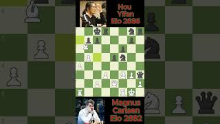 Magnus Carlsen vs Hou Yifan chess 966 [upl. by Niliak]