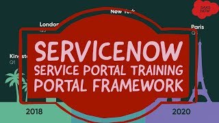 4 ServiceNow Service Portal Training  Portal Framework [upl. by Aianat818]