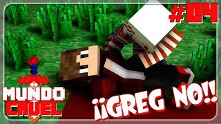 ¡¡GREG NO 04 MUNDO CRUEL T2  MINECRAFT SURVIVAL [upl. by Yelhak]