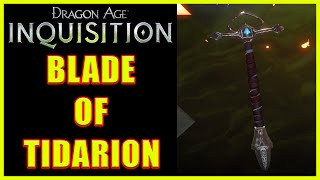 Dragon Age Inquisition  Staff Blade Of Tidarion  Unique Staff [upl. by Emelda437]