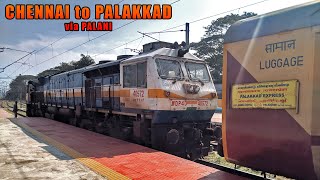 CHENNAI to PALAKKAD via PALANI  Train Journey Highlights [upl. by Caylor]