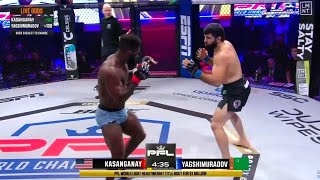 Dovletdzhan Yagshimuradov vs Impa Kasanganay  FULL FIGHT  PFL Finals  2024 [upl. by Garrard]