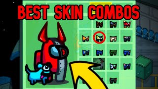 TOP 10 AMONG US SKIN COMBOS  Best Among Us Outfits [upl. by Barbee91]