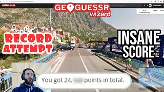 Probably the greatest game of Geoguessr Ill ever play No moving record attempt 2 [upl. by Nigle]