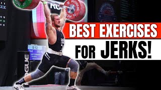 Top 3 Exercises For A Stronger Jerk In Olympic Weightlifting [upl. by Nesral]