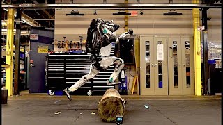 Boston Dynamics amazing robots Atlas and Handle [upl. by Eliam]