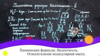 Химические формулы Валентность Относительная молекулярная масса 7 класс [upl. by Collin]