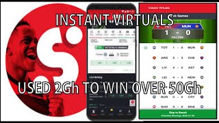 How To Hack Sportybet Instant Virtuals 2021  Use 2Gh To Win Over 50Gh [upl. by Dagnah]