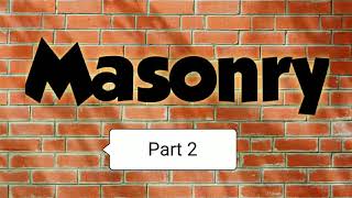 Masonry Part 2 Hindi  Types of bond  Brick Masonry  Stone Masonry  Stone lifting appliances [upl. by Ayoj747]