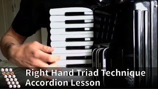 Right hand triad technique [upl. by Neelehtak]