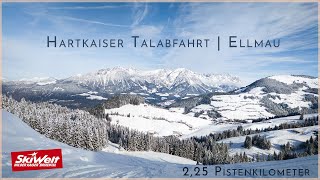 Hartkaiser Talabfahrt Ellmau  SkiWelt  planBvoyage [upl. by Charlie]