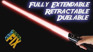 How to Make a Retractable amp Duelable Lightsaber [upl. by Vasili]