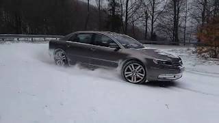 VW Phaeton 30 tdi snow drift [upl. by Kobi]