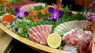 Special Sashimi Boat  How To Make Sushi Series [upl. by Rose]