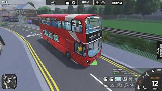 131 UPDATE 455 to South Croydon South End  Croydon The London Transport Game [upl. by Odraude]