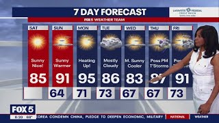 FOX 5 7day weather forecast [upl. by Brooke]