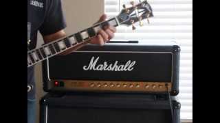 1983 Marshall JCM800 2205 50 Watt Guitar Head Quick Demo [upl. by Ettenrahc531]