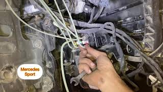 ML 500 air suspension valve block replacement [upl. by Eddra45]