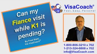 Can fiance visit USA while K1 visa application in process K137 [upl. by Kreg228]