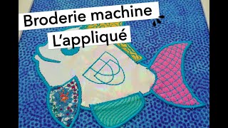 Réaliser un appliqué en Broderie Machine [upl. by Myrwyn829]