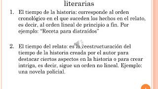 La narración lineal y la no lineal [upl. by Joete]