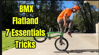 7 Essential Flatland BMX Tricks for Beginners Recommended by Pro rider JeanWilliam “Dub” Prevost [upl. by Phyllys]