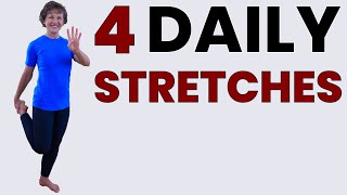 4 Stretches Seniors Should Do Everyday [upl. by Sidran]