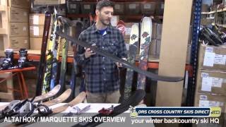 Altai Hok Marquette SkiSnowshoe Hybrids Review amp Comparison  ORS Cross Country Skis Direct [upl. by Inhsor]