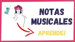 LAS NOTAS MUSICALES 3  Aprende los NOMBRES de las Notas Musicales para Niños [upl. by Ehling]