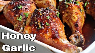 Simple and Delicious Honey garlic Baked Chicken  Must Try ASAP [upl. by Aglo591]