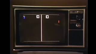 1976 Magnavox TV Commercial With BuiltIn Pong Game [upl. by Ityak]