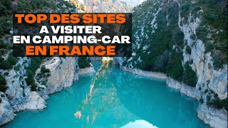 Top 5 des plus beaux sites touristiques de France  A Découvrir en campingcar en 2021 [upl. by Peskoff509]