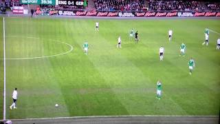 Kyle Walker free kick fail vs Germany [upl. by Trillby]