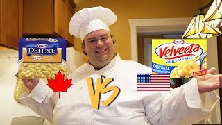 BoxMac 13 Canadian Velveeta vs Velveeta Shells and Cheese [upl. by Nayk]