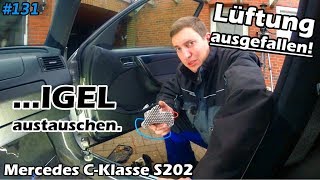 Werkstatt  Lüfterwiederstand austauschen  Mercedes CKlasse  Mr Moto [upl. by Beeck55]