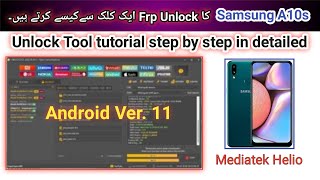 Samsung A10s A107f Frp unlock in 1 click android 11 U8 Bit  Unlock Tool  2022  TECH City [upl. by Noma731]