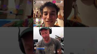 Jacob Collier Chris Martin emotional Sparks performance instagram live [upl. by Lawson]