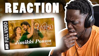 Jimikki Ponnu Tamil Varisu  Thalapathy Vijay  Thaman S  Vamshi Paidipally  REACTION [upl. by Nilre]