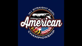 RECORDED Unedited 2022 American 141 Straight Pool Championships  QMasters Billiards Day 2 pt1 [upl. by Aneloc]