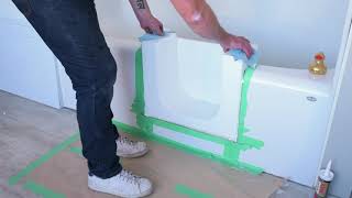 How to Install a Walkin Bathtub Conversion Kit [upl. by Karwan]