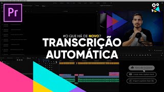 Transcrição Automática para Criação de Legendas no Adobe Premiere Pro [upl. by Ilek]