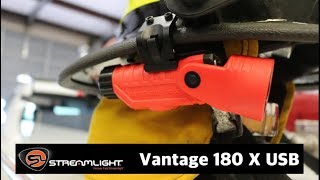 Steamlight Vantage 180 X Firefighter Helmet Light [upl. by Asyal287]